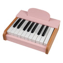18-Key Wooden Piano for Kids with Music Stand