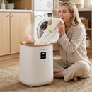 18 L Large Blanket Towel Warmer with LED Display for Bathroom-White by LJGDeals