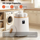 18 L Large Blanket Towel Warmer with LED Display for Bathroom-White by LJGDeals