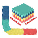 Interlocking EVA Foam Floor Tiles 18-Pack with Borders by LJGDeals
