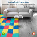 Interlocking EVA Foam Floor Tiles 18-Pack with Borders by LJGDeals