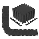 Interlocking EVA Foam Floor Tiles 18-Pack with Borders by LJGDeals
