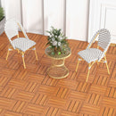 18 Pieces 12 x 12 Inch Interlocking Deck Tiles for 1.7„é° Total Splicing Area-Brown by DirectDeals