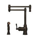 One-Handle Copper Pot Filler Kitchen Faucet with Side Sprayer - AK96918P1