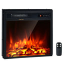 18 Inch 1500W Electric Fireplace Freestanding and Recessed Heater by LJGDeals