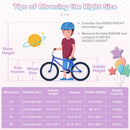 18-Inch Kids Bike Adjustable with Basket and Streamers Purple - Princess of the Sea Theme by LJGDeals