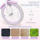 18-Inch Kids Bike Adjustable with Basket and Streamers Purple - Princess of the Sea Theme by LJGDeals