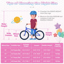 Kids Bike 18-Inch with Training Wheels and Basket Rose Red