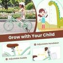 18 Inch Kids Bike with Adjustable Seat and Bell for Kids 3-8 Years Olds-18 inches