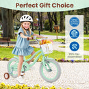 18 Inch Kids Bike with Adjustable Seat and Bell for Kids 3-8 Years Olds-18 inches