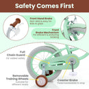 18 Inch Kids Bike with Adjustable Seat and Bell for Kids 3-8 Years Olds-18 inches