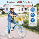 18 Inch Kids Bike with Adjustable Handlebar and Seat for 4-8 Year Old