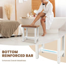 18 x 12 Inch Waterproof Bathroom hower Stool-Brown by LJGDeals