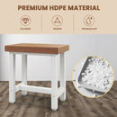 18 x 12 Inch Waterproof Bathroom hower Stool-Brown by LJGDeals