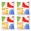 18 x 18 Inch Inches Square Throw Pillows with Removable and Washable Velvet Pillow Cases by LJGDeals