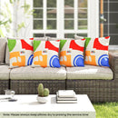 18 x 18 Inch Inches Square Throw Pillows with Removable and Washable Velvet Pillow Cases by LJGDeals