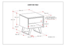 Lowry - Modern End Table