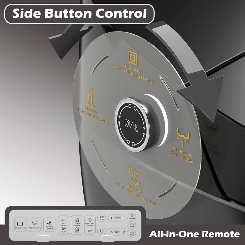 Smart Toilet with Bidet Built-In - ADA One-Piece Toilet, photo 4 of 7
