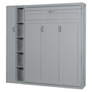 Murphy Wall Bed With Shelves, Wardrobe And LED Lights by Unique Piece Furniture