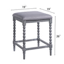26" Counter Stools Set of 4 with Upholstered Seat