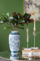 Round Table With Elegant Foral Design And Mirrored by HouseOfZazla