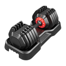 Adjustable Dumbbell Set, 10 in 1 Free Dumbbell for Men and Women, Black Dumbbell for Home Gym, Full Body Workout Fitness, Fast Adjust by Turning Handle (10 Gears/55 LB)