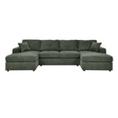 3 Piece Double Chaise Sectional Sofa by Unique Piece Furniture