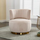 360 Degree Swivel Cuddle Barrel Accent Sofa Chair by Unique Piece Furniture
