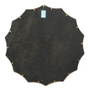Round Sunburst Wall Mirror With, Wall Decor Mirror For Entryway Bedroom Living Room - Gold by HouseOfZazla