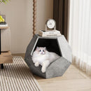 25.98'' Modern Pet Furniture Cat Carrier, Sofa Side Table, Planter MDF Multifunctional Furniture, Burmese Sumac