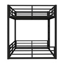 Metal Bunk Bed, Full XL Over Full XL Frame