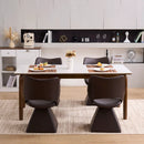 Modern Swivel Dining Chair With High Back by Unique Piece Furniture