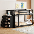 Bunk Bed With 4 Drawers and 3 Shelves by HouseOfZazla