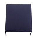 3 Pieces Outdoor Swivel Rocker Patio Chairs, 360 Degree Rocking Patio Conversation Set with Thickened Cushions and Glass Coffee Table for Backyard, Navy blue