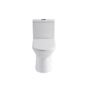 1 Piece Toilet With Dual Flush & Rimless Bowl - Glossy White by HouseOfZazla