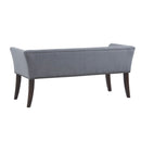 Elegant Design Bench Upholstery, Solid Wood Frame by HouseOfZazla
