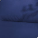 2 Piece Adirondack Chair Cushions, 59 x 20.5 x 2 inch Outdoor Chair Cushions for Fire Pit Chairs with Seat, Back, Ties, Water Repellent Replacement Patio Seat Pads, Blue