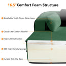 77.2" Teddy Fabric Modular Sofa