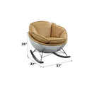 Pippin - Top Grain Leather Rocking Chair - Morocco by HouseOfZazla