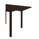 Vanetta - 3 Piece Dining Set With Drop Leaf Table And Chairs - Cappuccino by HouseOfZazla