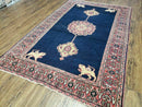 4' X 6' Antique Handmade Turkish Ghiordes Wool Rug Veg Dyes Organic Lion Nice