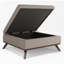 Owen - Multifunctional Square Coffee Table Storage Ottoman by HouseOfZazla