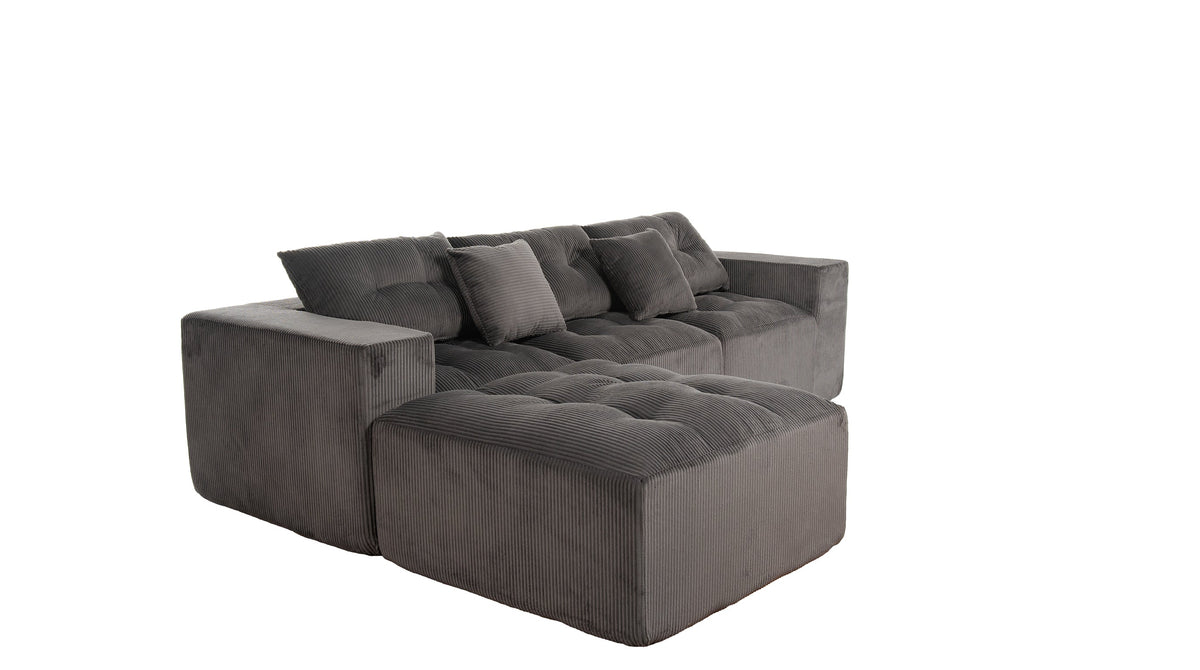 101" L-Shaped Modular Compression Sofa, photo 9 of 10
