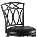 Swivel Stool With Upholstered Seat