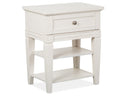 Willowbrook - Open Nightstand - Egg Shell White With Slight Rub Through by Unique Piece Furniture