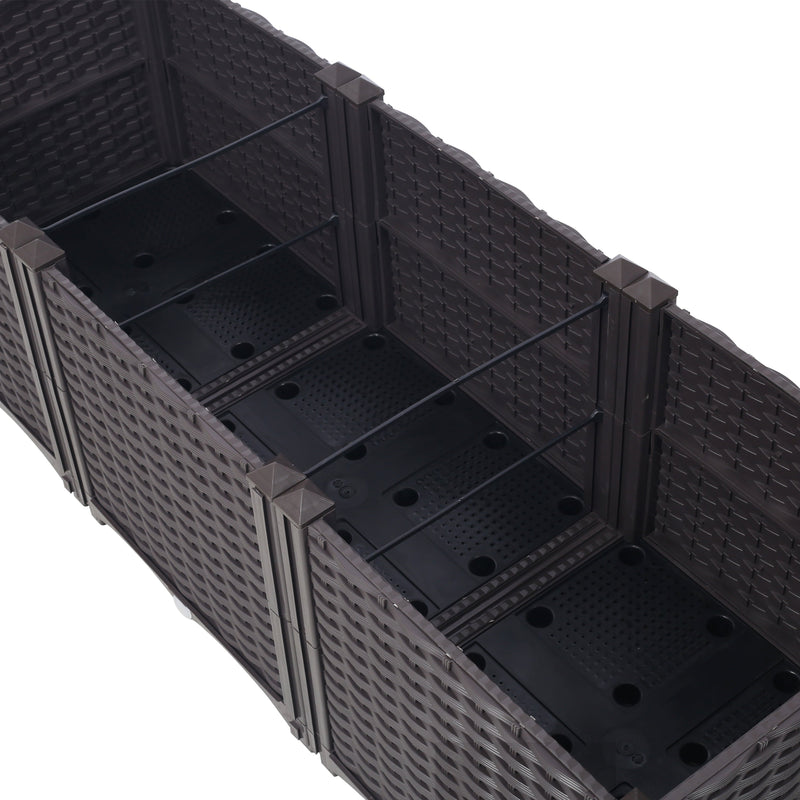 Deep Raised Garden Bed Plastic Planter Boxes, photo 9 of 10