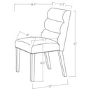 Highmore - Upholstered Dining Side Chair (Set of 2) by HouseOfZazla