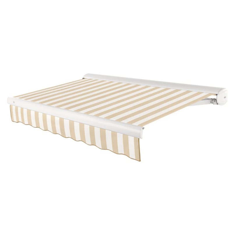 [18x10FT] Awntech Key West Premium Electric Outdoor Motorized Retractable Awning [FCL18/FCR18-SBY] (SAK24186)