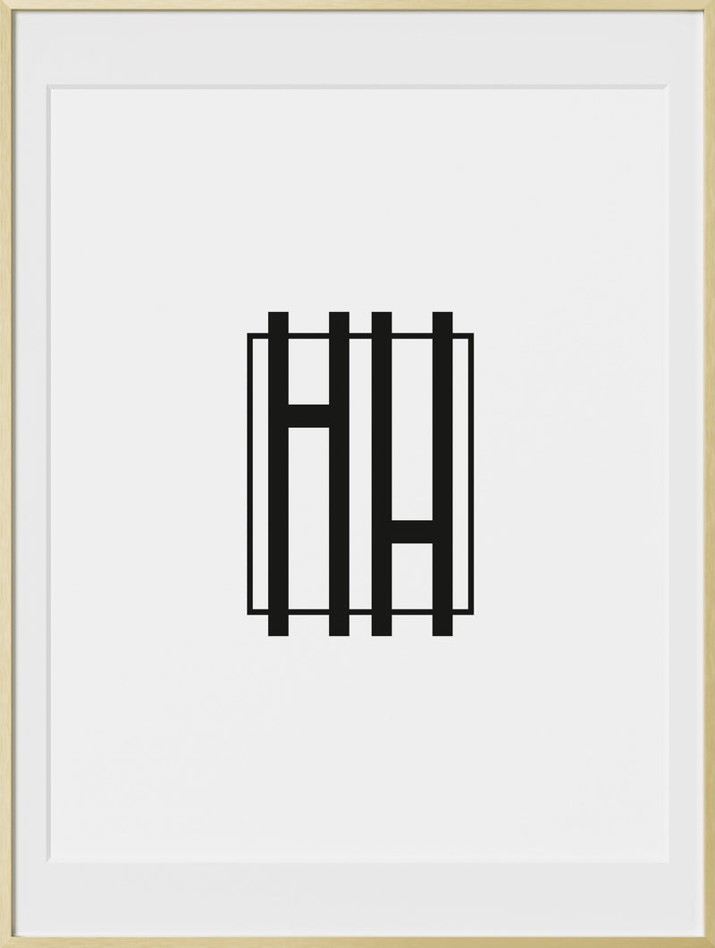 18x24, Gold Aluminum Glass Frame