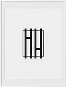 18x24, White Aluminum Glass Frame